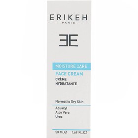 تصویر ژل کرم مرطوب کننده اریکه پوست مختلط تا چرب 50 میل Erikeh Moisturizing Gel Cream For Combination Skin 50ml