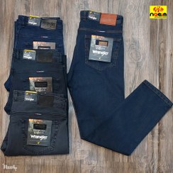 تصویر شلوار لی مردانه رانگلر wrangler سایز 44 تا 52 فاق بلند کلاسیک راسته کد 1489686 