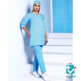 تصویر اسکراب پزشکی و جراحی زنانه مدل 301 طب پوش 