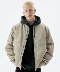 تصویر کاپشن Pull&Bear مدل Basic Padded Bomber 