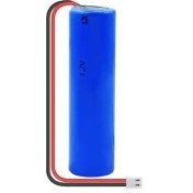 تصویر باتری اسپیکر شارژی ۱۲۰۰ میلی‌آمپر ۳.۷ ولت با سوکت SM 