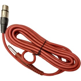 تصویر سیم میکروفون ۵ متری درجه یک فیش فلزی 