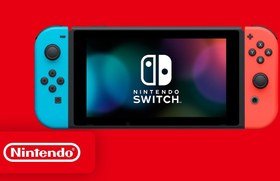 تصویر کنسول بازی نینتندو Nintendo Switch OLED جوی کان قرمز/آبی 