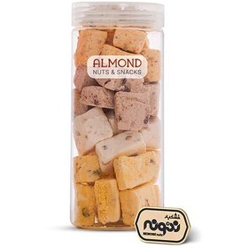 تصویر بستنی خشک مخلوط مغزدار 