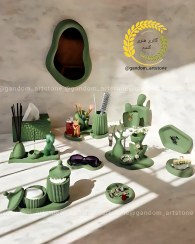 تصویر ست دکوری دکوراتیو کامل نظم دهنده میز آرایش 