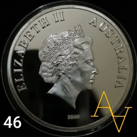 تصویر سکه ی یادبود ملکه الیزابت کد : 46 