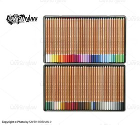 تصویر مداد پاستل گچی 72 رنگ کرتاکالر جعبه فلز ا Cretacolor 72 Color Pastel Pencils Cretacolor 72 Color Pastel Pencils