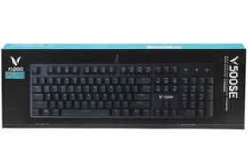 تصویر کیبورد مکانیکی گیمینگ رپو مدل V500SE نورپردازی RGB کد k12978 
