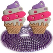 تصویر محافظ کابل رینیکا مدل Ice Cream 03 مجموعه 3 عددی 