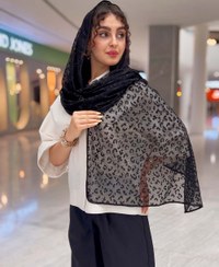 تصویر شال زنبوری پلنگی 