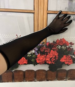 تصویر دستکش عروس کد ۲۰۵۶ 