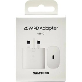 تصویر آداپتور،کلگی شارژر سامسونگ ۲۵ وات سوپر فست،اورجینال Samsung 25 fast charger