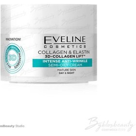 تصویر کرم شب و روز ضد چروک و کلاژن ساز اولاین ا Eveline Cosmetics Collagen & Elastin 3D Collagen Lift Eveline Cosmetics Collagen & Elastin 3D Collagen Lift