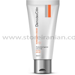 تصویر کرم ضد آفتاب بی رنگ فاقد چربی دمودکسیلین SPF50 Demodexcillin Oil Free Invisible Sunscreen Cream SPF50