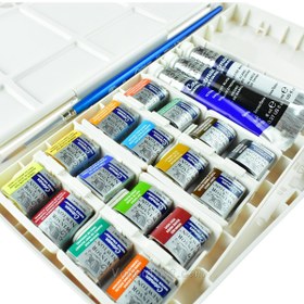 تصویر ست آبرنگ وینزور اند نیوتن مدل کاتمن قرص متوسط Cotman Watercolour Essentials Set