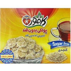 تصویر پولکی بدون قند کامور طعم کنجدی 94 عددی Sugar Free Poolaki