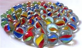 تصویر تیله رنگی 