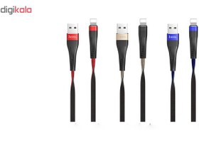 تصویر کابل تبدیل USB به لایتنینگ هوکو مدل U39 طول 1.2 متر - قرمز 