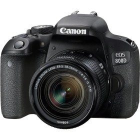 تصویر دوربین دیجیتال کانن مدل EOS 800D به همراه لنز 18-55 میلی متر IS STM 