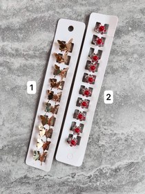 تصویر قفل مو کارتی ده‌تایی 