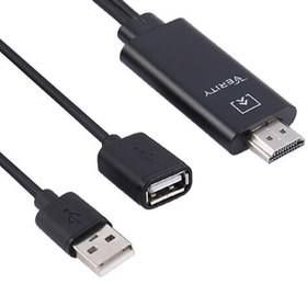 تصویر کابل تبدیل وریتی USB به HDMI مدل V-HD14 