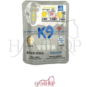تصویر پوچ سگ طعم اردک و شیر بز برند k9 