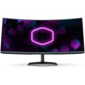 تصویر مانیتور کولر مستر مدل GM34-CW سایز 34 اینچ GM34-CW 34 Inch UWQHD Gaming Monitor