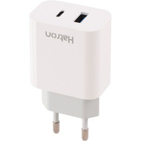 تصویر کلگی فست شارژ Hatron HWC2202PQ QC3.0 PD 3A 20W Hatron HWC2202PQ QC3.0 PD 3A 20W Fast Wall Charger