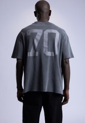 تصویر تیشرت سنگشور مشکی ۷۰ کچ CATCH Catch Seventy Washed Black Tshirt