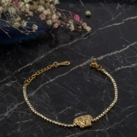 تصویر دستبند تنیسی ورساچ versache bracelet medusa badge full diamoond