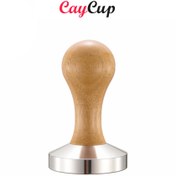 تصویر تمپر دسته چوبی سایز 53 میلیمتر Tamper with Wood Handle - 53 mm