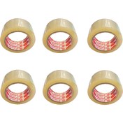 تصویر چسب پهن چسب سینا مدل Super Tape S45 عرض 48 میلی متر بسته 6 عددی 