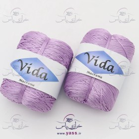 تصویر نخ مکرومه تک سوزن (مکرومه 1 سوزن) یاسی 