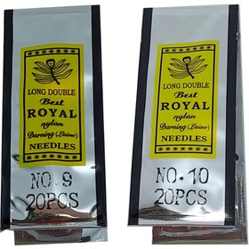تصویر سوزن خیاطی رویال مدل R910 دو بسته 20 عددی 