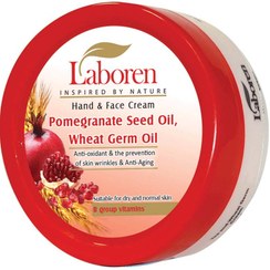 تصویر کرم جوانه گندم و انار 150 میلی لیتر لابورن laboren pomegranate cream