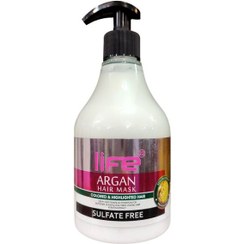 تصویر ماسک مو لایف مدل ARGAN حجم 500 میلی لیتر 