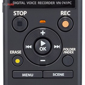 تصویر ضبط کننده ديجيتالي صدا اليمپوس مدل VN-741 PC بع همراه سي دي نرم‌افزار DNS ا Olympus VN-741 PC Digital Voice Recorder With DNS Software CD Olympus VN-741 PC Digital Voice Recorder With DNS Software CD