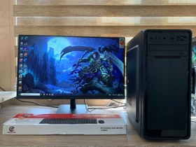 تصویر کامپیوتر گیمینگ-طراحی-اداری-خانگی نسل 6 COR I5 گرافیک 8 DDR5 با رم 16 کد C77 