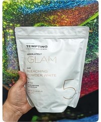 تصویر پودر دکلره تمپتینگ سفید یک کیلویی Tempting Beleaching Powder White Absolutely Glam-1000gr