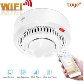 تصویر سنسور هوشمند دود و آتش تویا WiFi Smart Smoke Detector