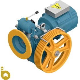 تصویر موتور آسانسور بهران 7/3 کیلو وات Behran elevator motor 7.3 kW