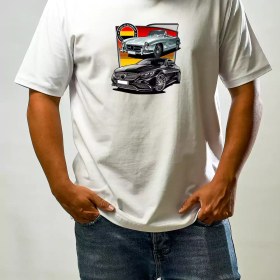 تصویر تیشرت طرح مرسدس بنز Benz Tshirt B17 