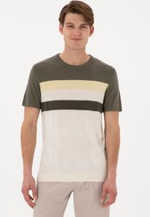 تصویر بافت مردانه آستین کوتاه راسته | یو اس پولو U.S. Polo Assn. 1168131 