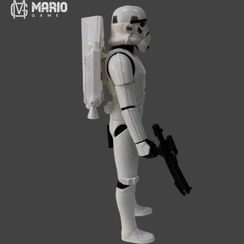 تصویر اکشن فیگور استورم تروپر Stormtrooper action figure