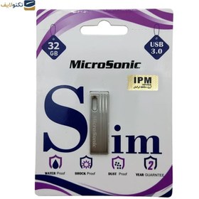 تصویر فلش مموری میکروسونیک مدل Slim ظرفیت 32 گیگابایت Microsonic Slim Flash Memory - 32GB