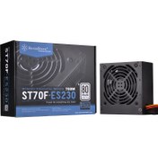 تصویر پاور کامپیوتر سیلوراستون ST70F-ES230 ظرفیت ۷۰۰ وات 80 Plus Silver 