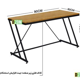 تصویر میز اداری دیزم مدل TLD-77E25-90LIGHTONE 