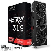 تصویر کارت گرافیک ایکس اف ایکس مدل Speedster MERC 319 AMD Radeon™ RX 6900 XT Black Gaming حافظه 16 گیگابایت XFX Speedster MERC 319 AMD Radeon™ RX 6900 XT Black Gaming 16GB GDDR6 Graphics Card