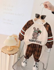 تصویر ست دوتیکه بلوز شلوار بچگانه سایز ۴ تا ۶ سال 