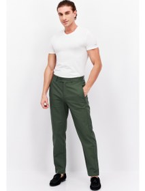 تصویر شلوار کتان ساده مردانه با فیت معمولی، سبز برند lyle & scott Men Regular Fit Plain Chino Pants, Green